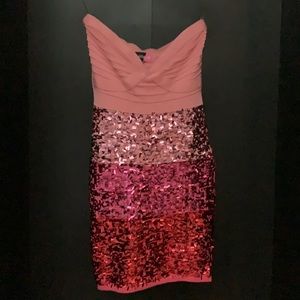 Strapless Sequence Dress